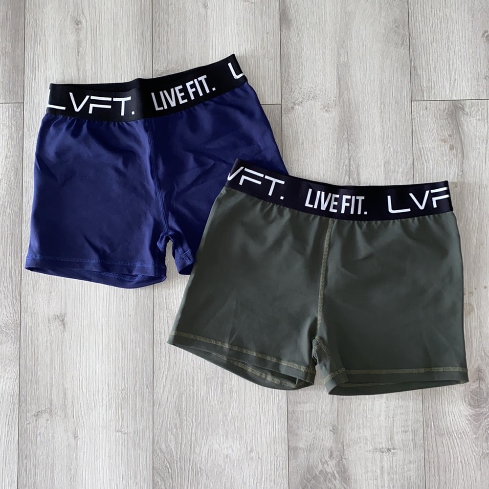 Live Fit LVFT Retro Boom Shorts Bundle